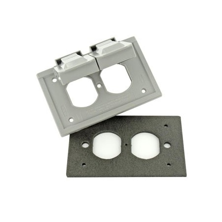 Leviton Receptacle Wallplate 4976-FS