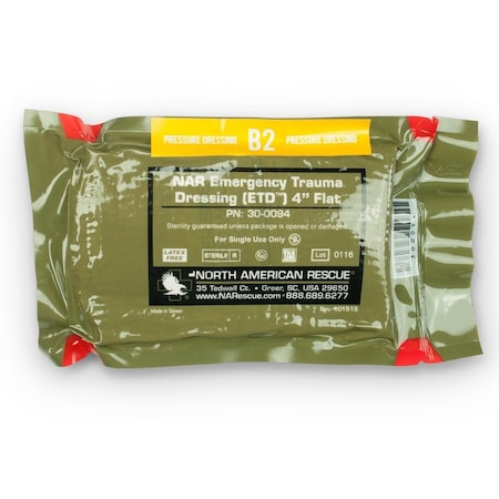 Zoll Mobilize Trauma Dressing, Sterile, Green 8911-000460-01