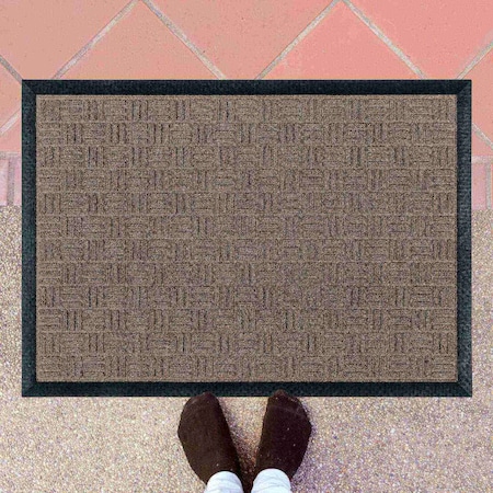 Floortex Doortex Ribmat Entrance Mat, Brown - 24" x 36" NREMFLLR0026