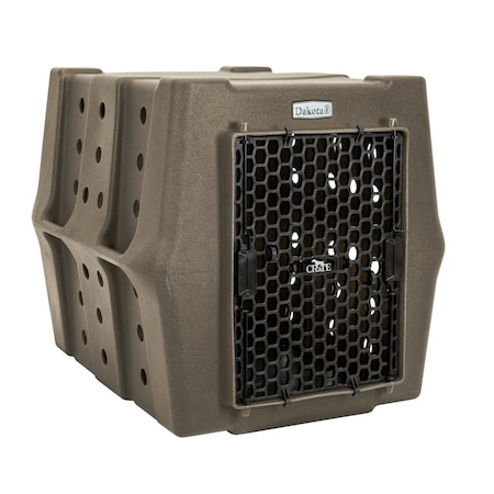 Dakota 283 CRaTE - Canine Rough and Tough Economy Kennel - Intermediate - Coyote Granite D2-CRATE-MD-COY