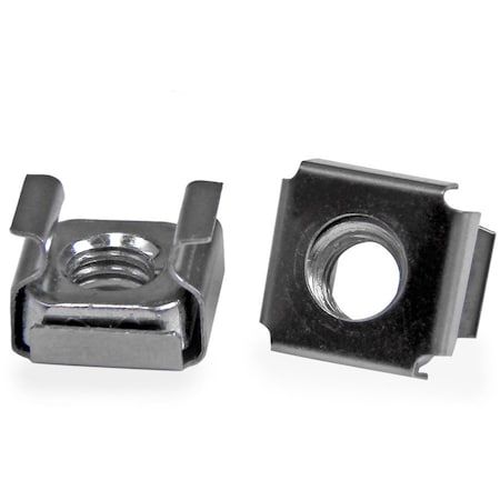 Startech.Com M6 Cage Nuts - 100 Pack - M6 Mounting Cage Nuts for Server Rack & Cabinet CABCAGENTS62
