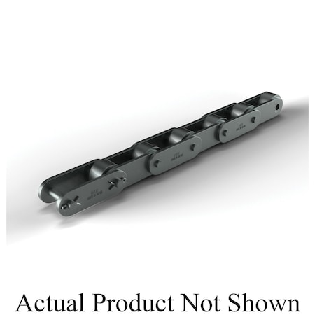 Hkk Chain HKK Double Pitch Car Lg Riv Conv, 10 ft OAL, 1P, 5/8 Dia x 5/16 W, .06 THK Plate, AS DC042R1A