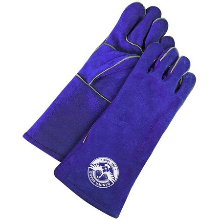 Bdg Welding Gloves, Gauntlet Cuff, Straight Thumb, Cowhide, Universal, 1 PR, Vendor Pack 60-1-7000-K
