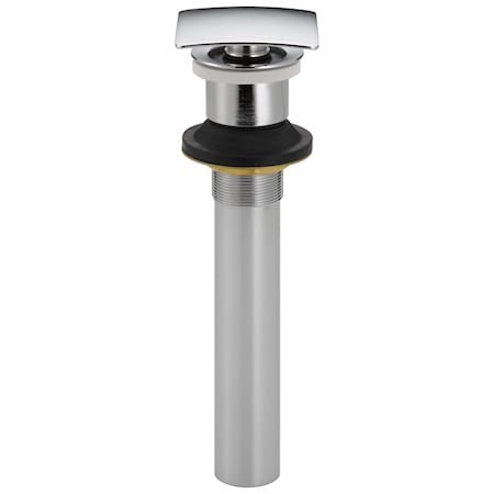 Delta Square Push Pop-Up Less Overflow In Polished Nickel 72174-PN