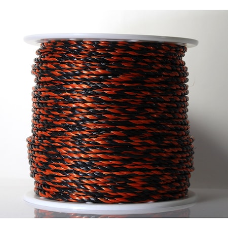 Wellington Koch Industries 3/8 in. D X 400 ft. L Black/Orange Twisted Poly Truck Rope 5031245