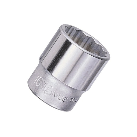 Genius Tools 3/8in Dr. 8mm Hand Socket 12-Point 333208