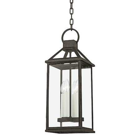 Troy Lighting Becki Owens X Sanders 4 Light Lantern 8.5 In. French Iron F2749-FRN