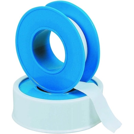 Harvey Tool -500 Thread Seal Tape, 260 in L, 1/2 in W, PTFE, Blue/White 17072B