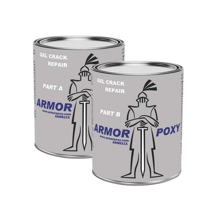 Armorpoxy Crack Repair Epoxy Putty Gel - Clear - 2 Gal 221077