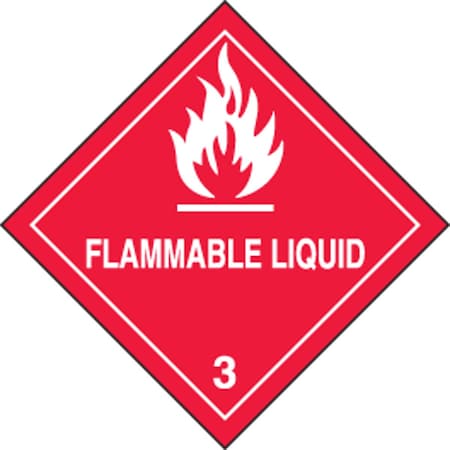 Accuform DOT SHIPPING LABELS HAZARD CLASS 3 MSL301EV5