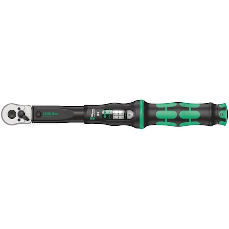 Wera Click-Torque B 1 torque wrench with reversible ratchet, 10-50 Nm, 3/8 in x 10-50 Nm 5075610001