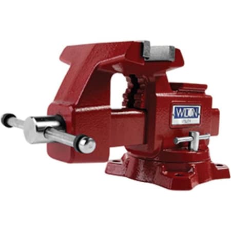 Light House Beauty 5.5 in. Utility Bench Vise with 360 deg Swivel Base - 5 in. Jaw Opening LI3642557