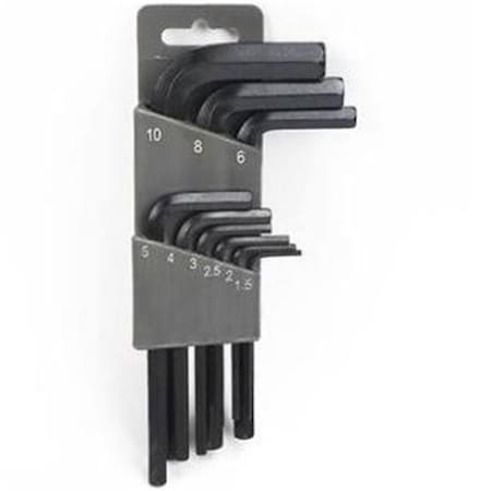 Homestead Master Mechanic Metric Hex-L Key Set - 9 Piece HO697443