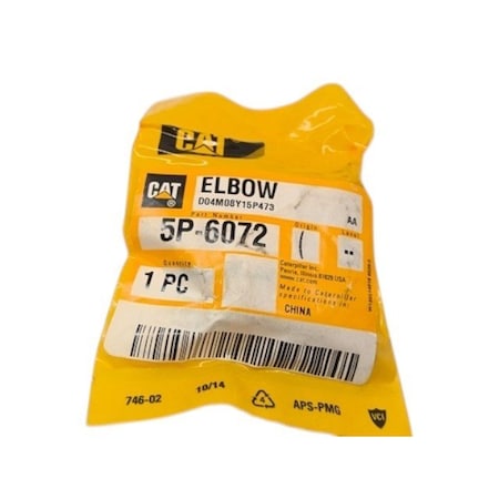 Caterpillar ELBOW, CATERPILLAR OEM 5P6072  5P6072