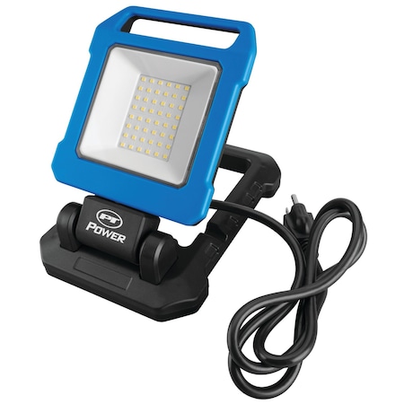 Performance Tool LED Work Light, 3000+ Lumens, 120V, Rotating Head, Swivel Hook, ETL Listed W2233
