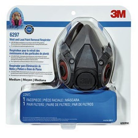 3M 6000 Series Particle Respirator, M Mask 6297PA1-A-NA
