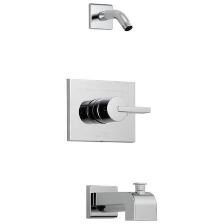 Delta Vero Monitor 14 Series Tub & Shower Trim - Less Head In Chrome T14453-LHD