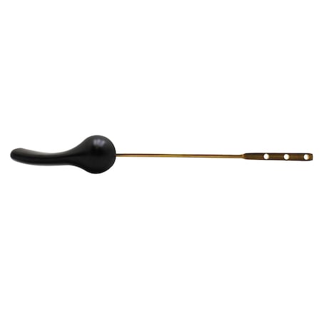 Westbrass Front Mount Economy Tank Lever in Flat Black D4142-62