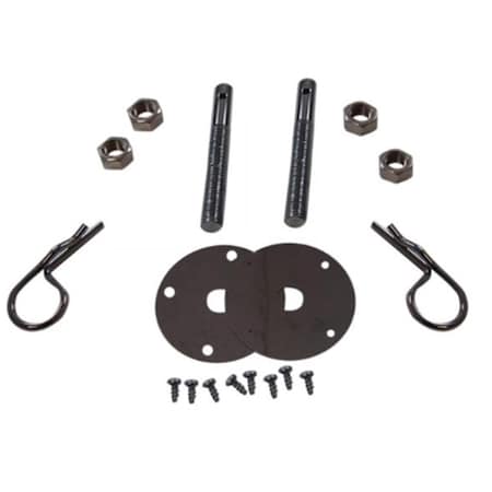 Strike3 R4051 0.5 in. Chrome Steel Hood Pin Set with Hair Pins ST794370