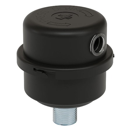 Solberg Filter Silencer, 1/2" MNPT Inlet, 12 cfm FS-07-050