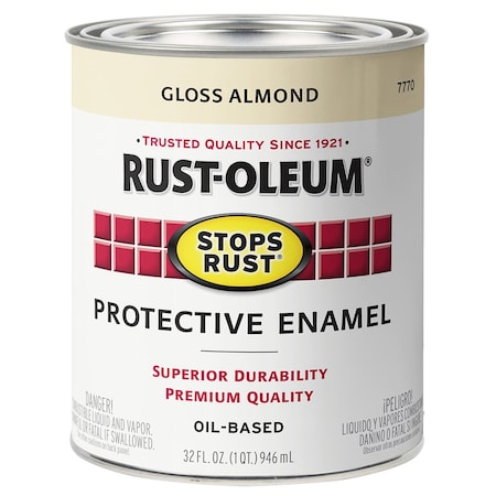 Stops Rust Qt Brands Almond Protective Enamel, Gloss 7770502