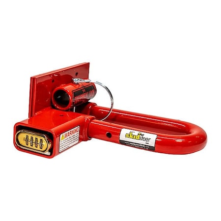 Equipment Lock Company Lock, Hardened Steel, Red ESL-C Lock