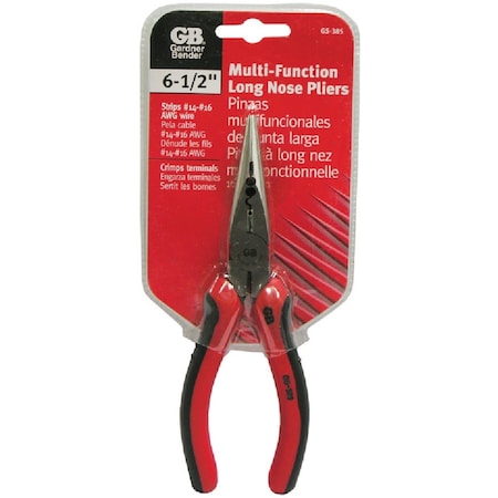 Gardner Bender 6-1/2'' Multi-Function Long Nose Pliers GS-385
