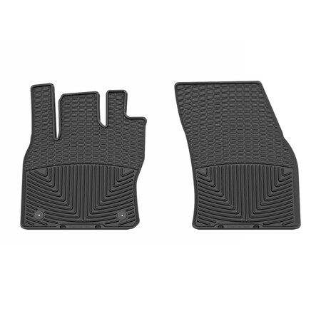 Weathertech Black, Front All Weather Floor Mats W653