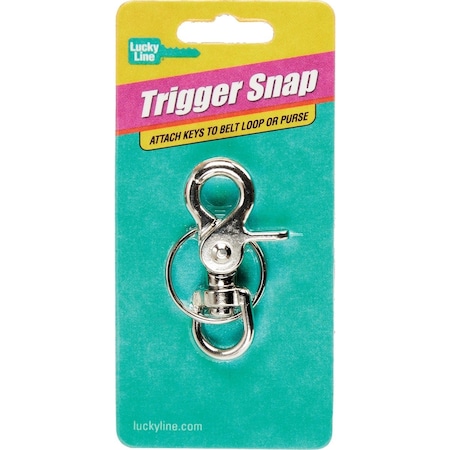 Lucky Line Nickel-Plated Zinc Key Chain 44101