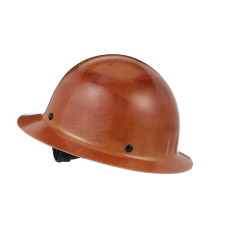 Msa Safety Skullgard Protective Hat, Fas-Trac III Suspension, Type I, Class G, Natural/Tan, Standard 475407