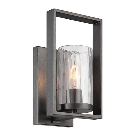 Designers Fountain Charcoal Elements One Light Bathroom Sconce 86501-CHA