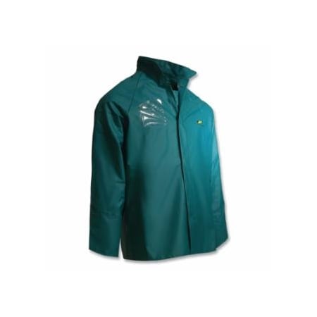 Onguard Sanitex Jackets with Hood Snap, 5X-Large, PVC, Green 868-7123200.5X