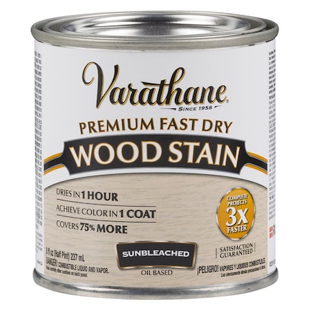 Rust-Oleum 1/2 Pt Sun bleached Varathane Premium Fast Dry Wood Stain 262030