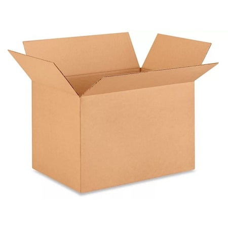 Bcp 18 in x 12 in x 12 in Shipping Box, Kraft, Corrugate, Single Wall, 32 ECT  181212