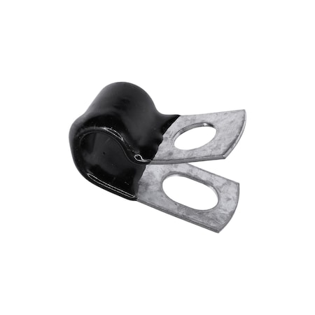 Auveco Closed Clamp 1/4in Small - Galvanized Vinyl Coated, 25PK 9381