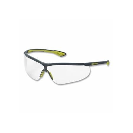Hexarmor VS250 Anti-Fog Safety Glasses, Clear, TruShield2F, Gray/Lime 572-11-15004-03