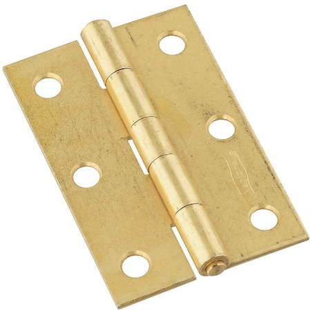 National Hardware 3'' Brass Tight-Pin Narrow Hinge, 2 Count N146-399