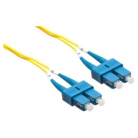Axiom Sc/Sc Singlemode Duplex Os2 9/125 Fiber Optic Cable 0.5M SCSCSD9Y-05M-AX