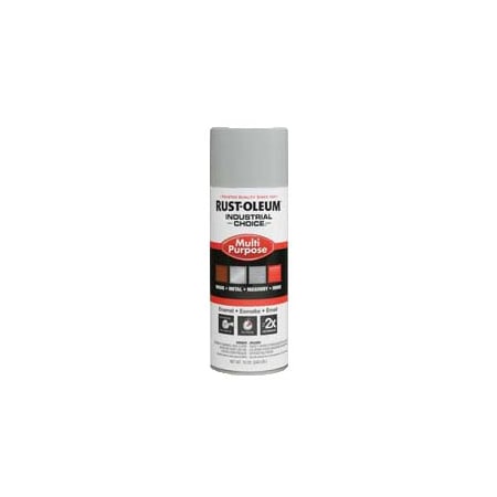 Rust-Oleum Electrical Utility Industry Spray Paint, Light Gray, Gloss, Solvent, 12 oz 214645