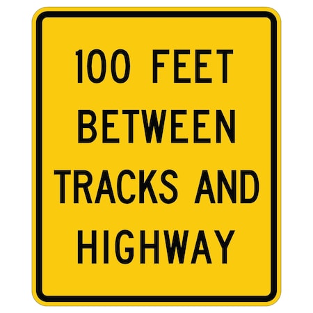 Sign Solutions Usa Traffic Sign, 30 in Width, Aluminum Sign, Vertical Rectangle DUS10DFY3036W10-11b