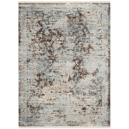 Safavieh 5 x 7 ft.-6 in. Medium Rectangle Vintage Persian Power Loomed Rug, Brown & Light Blue VTP417T-5