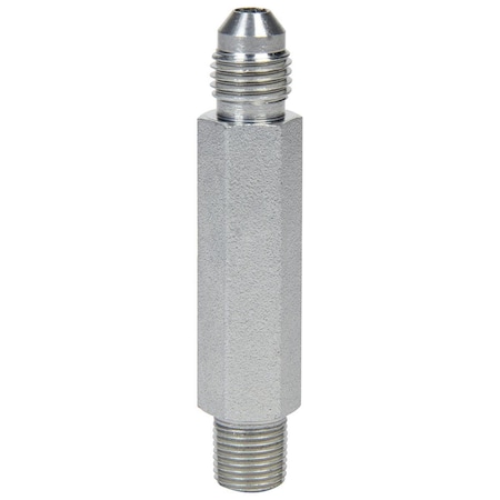 Powerhouse 4AN Male to 0.125 in. NPT Male Tall Straight Fitting Adapter - Zinc Oxide PO3616062