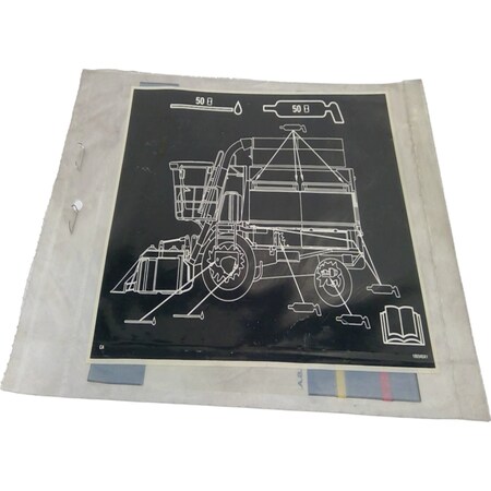 Cnh DECAL, CNH OEM 186940A1 186940A1