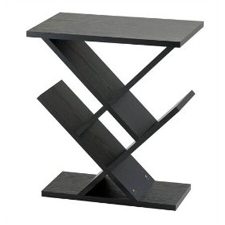Convenience Concepts Zig-Zag Accent Table - Black HI33392
