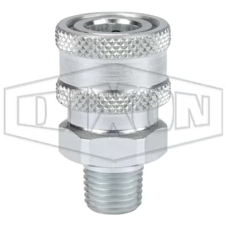 Dixon STEEL 1/4 in H-COUPLER, 1/4 in M-NPTF 2VM2-E