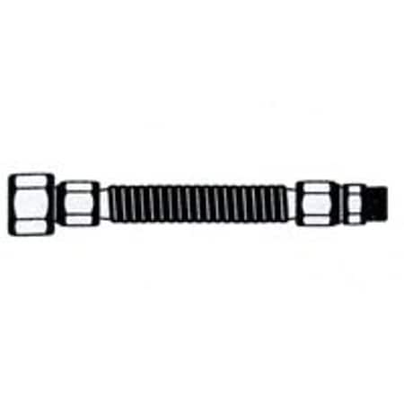 Brasscraft ProCoat Series Gas Connector, 3/4 x 3/4 in, Stainless Steel, 36 in L CSSB22-36