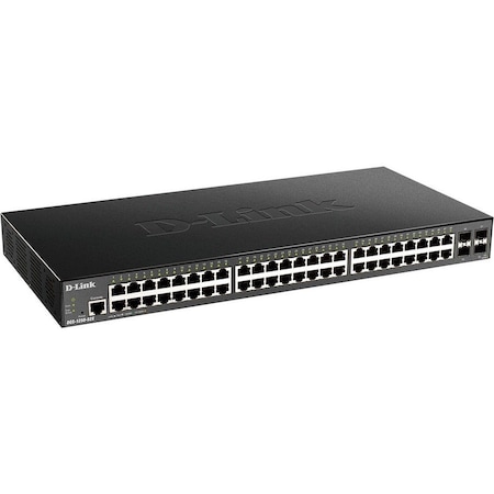 D-Link 52-PORT SMART MANAGED GIGABIT SWITCH WITH 10-GIGABIT UPL DGS-1250-52X-6KV