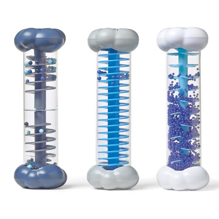 Hand2Mind Sounds of Weather Sensory Tubes, 3-Piece Set 96019