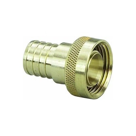 Viega Pureflow Crimp Supply Adapter Crimp 1 Supply 1 Brass 46416