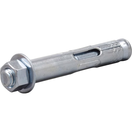 Hillman 1/2 in. D X 3 in. L Steel Hex Head Sleeve Anchors 12 pc 370830